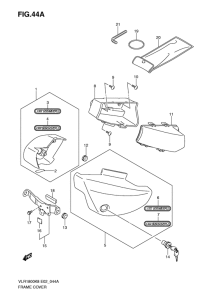 VLR1800 Обтекатель задний