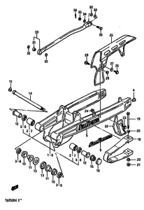 TS250 Маятник задний