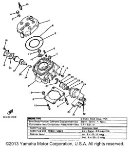 YZ125J Цилиндры
