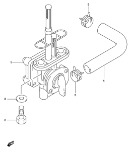GZ250 Топливный кран