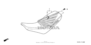 CRF70F Сиденье