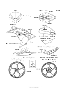 EX300 Decals (Green)(Adfa)(Cn)