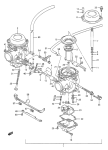 GS500 Carburetor assy