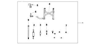 XL1000V (ABS) Stand main assy
