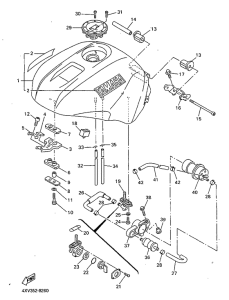YZF-R1 Топливный бак