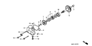 NSR50F Водяная помпа