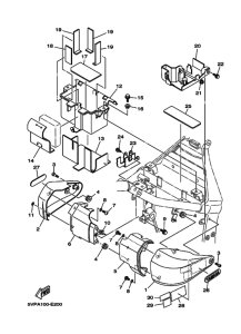 XV1700AS XV17AMV Боковая крышка