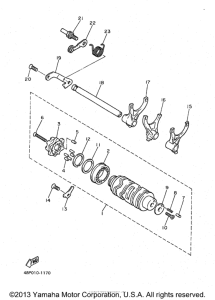 XJ600SKC Копирный вал