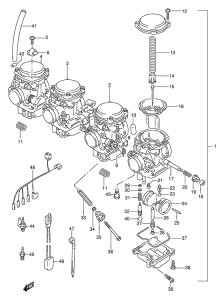 GSF600 Carburetor assy