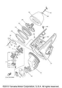 YZ125V Впускная система
