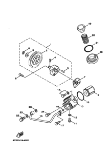 XC125V YJ125X Маслонасос