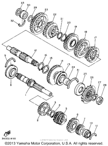 FZR600RB Трансмиссия