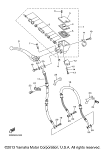 FZ6RDW Главный тормозной цилиндр