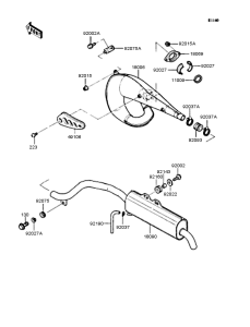 KMX80 Глушитель