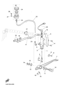 BT1100 Задний торм цилиндр