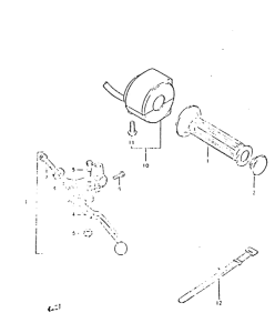 GSX400 Left handle switch
