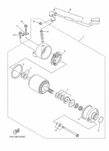YBR250 Стартер