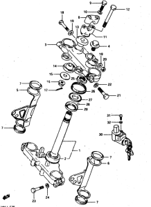 DR500 Траверса нижняя