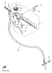 GTS1000 Передний торм. цилиндр 2