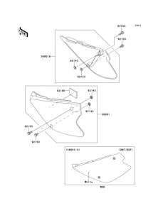 KX100 Боковые обтекатели