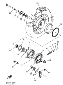 CW50 Переднее колесо