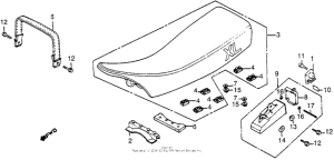 XL350R Сиденье