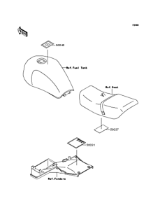 ZR750 Наклейки