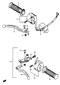 TV50 Рулевой переключатель