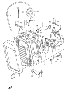 VS600 Радиатор