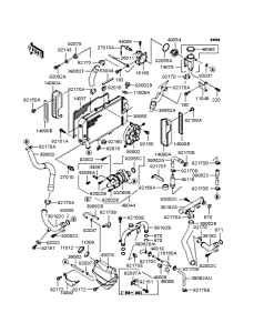 ZR400 Радиатор