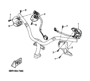 YQ50 Handle switch. lever