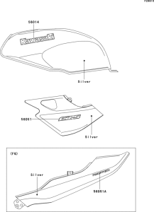 ER500 Decals(silver)(er500-a2)
