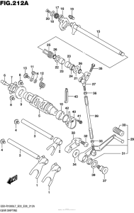GSX-R1000 Механизм  переключения передач