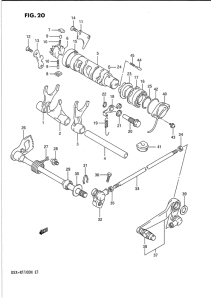 GSX-R1100 Переключение передач