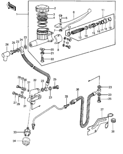  Передний тормозной цилиндр