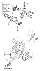 YQ50 Передний суппорт