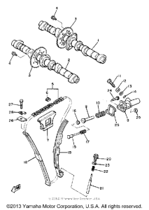 XJ550RH Camshaft-chain