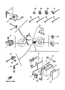 XVS650 Equipo electrico