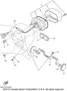 XVS1100L Фонарь