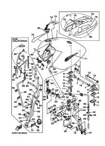 XV1700AS XV17AMW Tank fuel