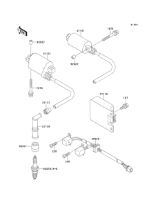 EX500 Система зажигания