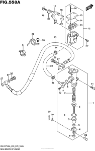 GSX-S750 (ABS) Rear Master Cylinder (Gsx-S750L6 E03)