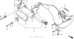 CR250R Глушитель