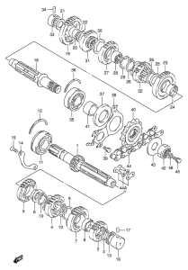GSX-R1100 Трансмиссия