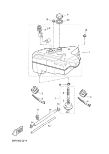 XN150 Топливный бак