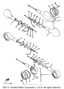 XS650SJ Поворотники