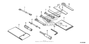 CBR250R Инструмент