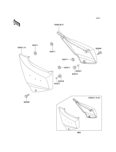 ZG1200 Боковые обтекатели