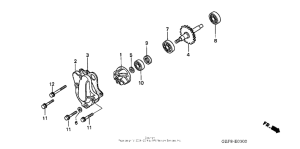 CR85RB Водяной насос
