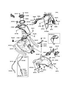 BR125 Топливный бак